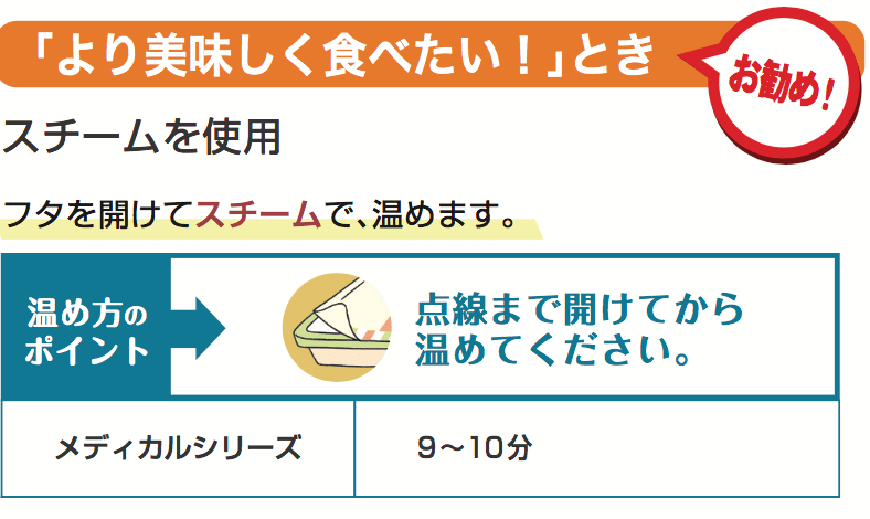 スチームで温める事をオススメします。