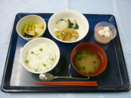やわらか素材を使用したメニュー 豚肉の生姜焼き